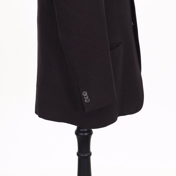 Armani Collezioni 42R Brown HB 3-Button Sport Coat Blazer Jacket P172 - Picture 6 of 11